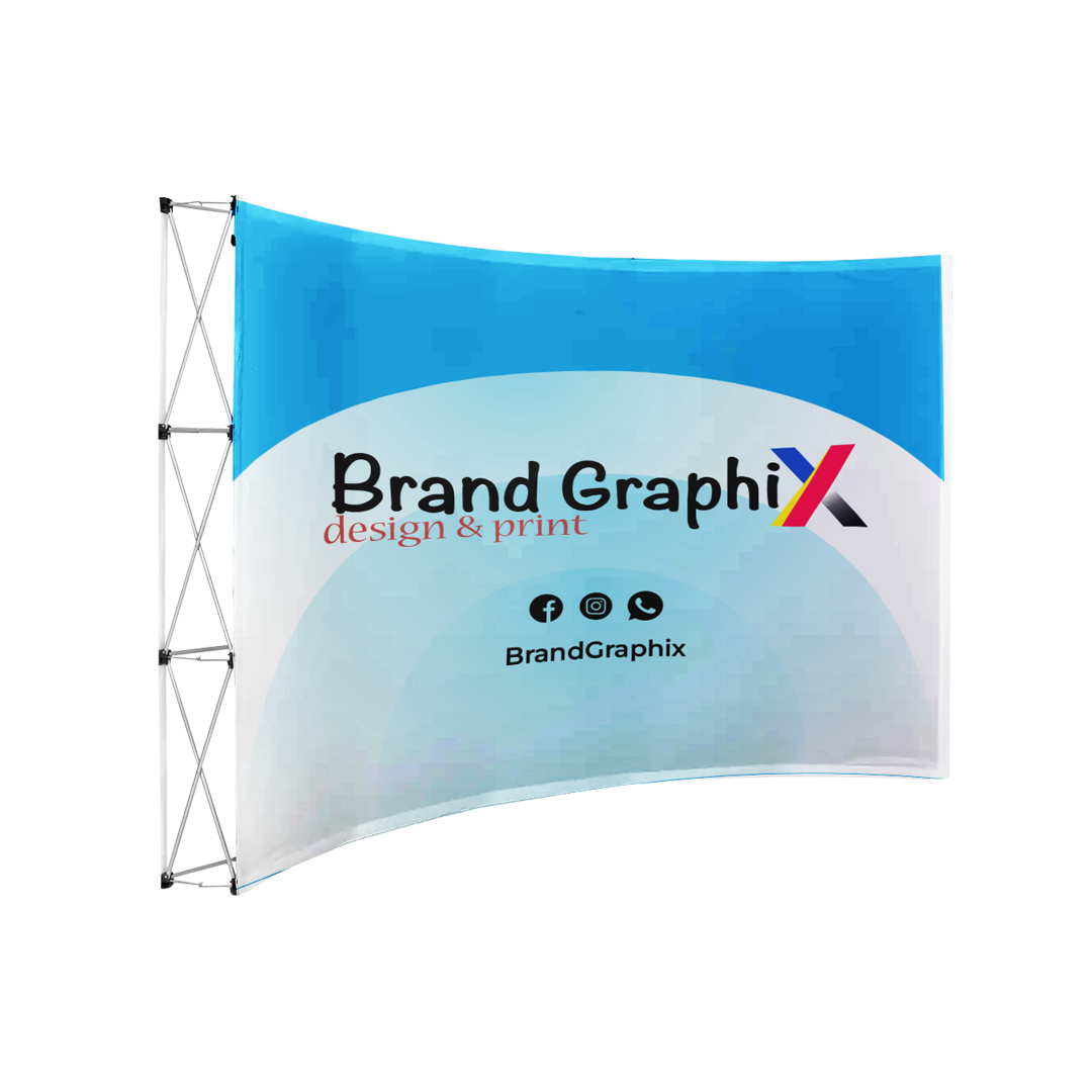 Curved WallBanner | Brand Graphix